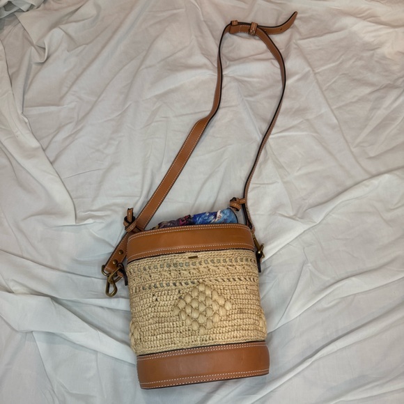 Zimmermann Raffia Bucket Bag - Picture 2 of 9